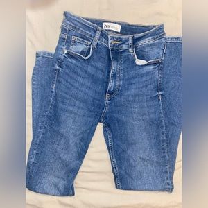 Zara High Rise skinny Jeans